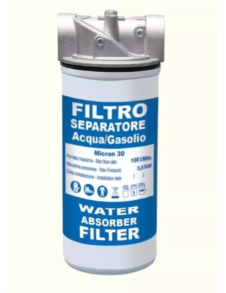 FILTRO SEPARATORE ACQUA/GASOLIO A CARTUCCIA 950