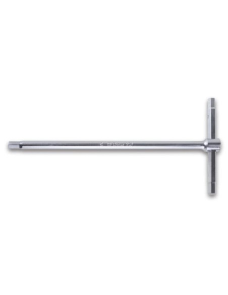 CHIAVE A T BETA CON TRE ESTREMITA' MASCHIO ESGONALE 3 MM